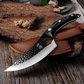 Forged Small Kitchen  Boning Knife (Option: 3PCMTG30 With holster)