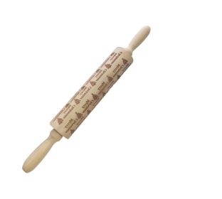 Rolling Pin Christmas Embossing (Option: 14style 35cm)